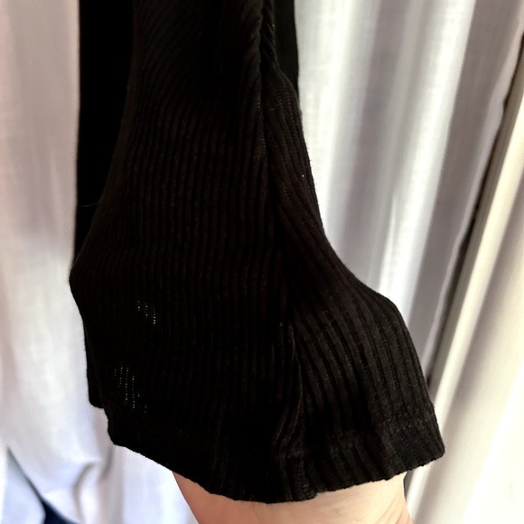 Maronie by Anthropologie Ruffled Short Sundress in Black / Small - Picture 6 of 7